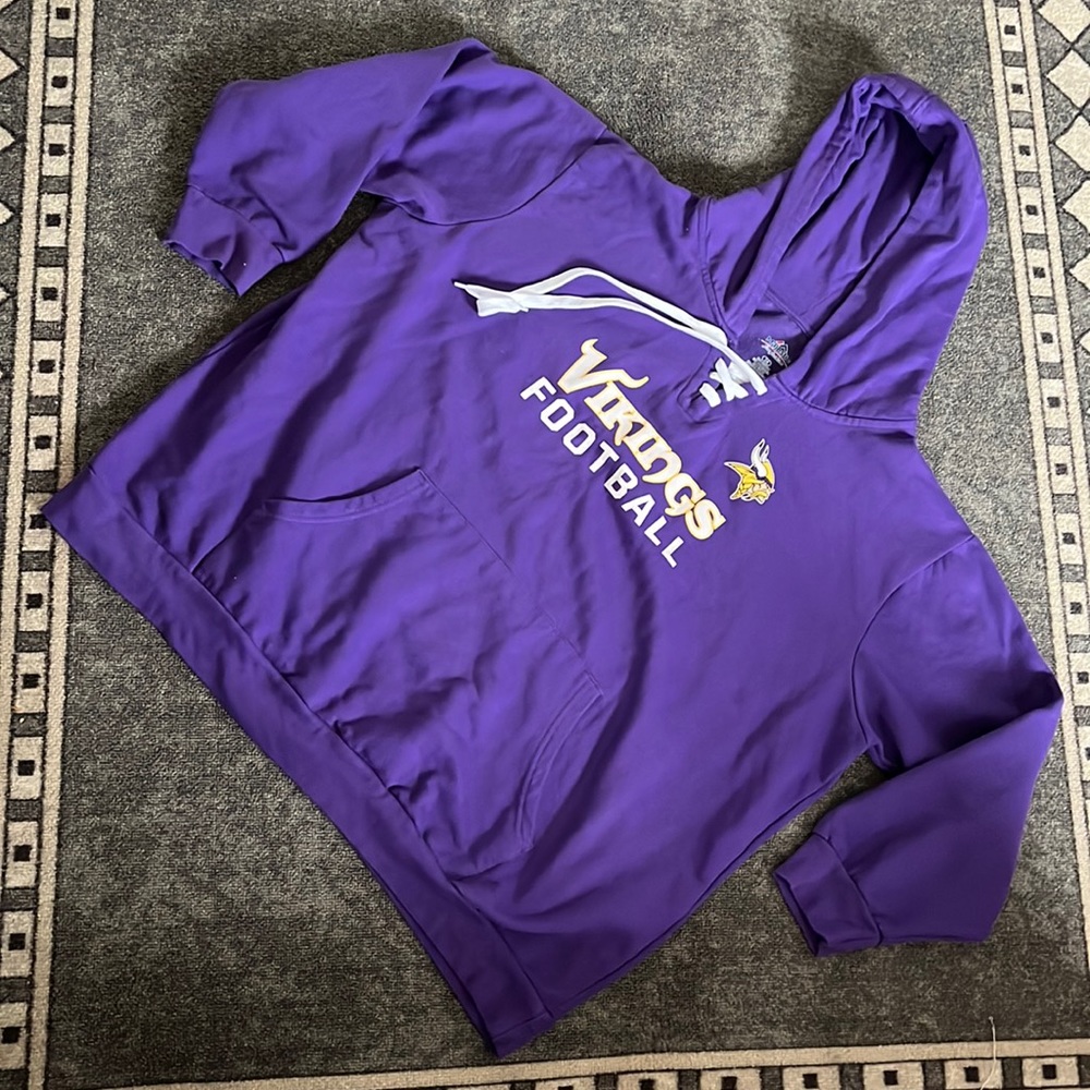 Majestic NFL Minnesota Vikings Football Pullover Hoodie